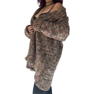 Boho Knit Cardigan Sweater • Size XL/2XL 🧸